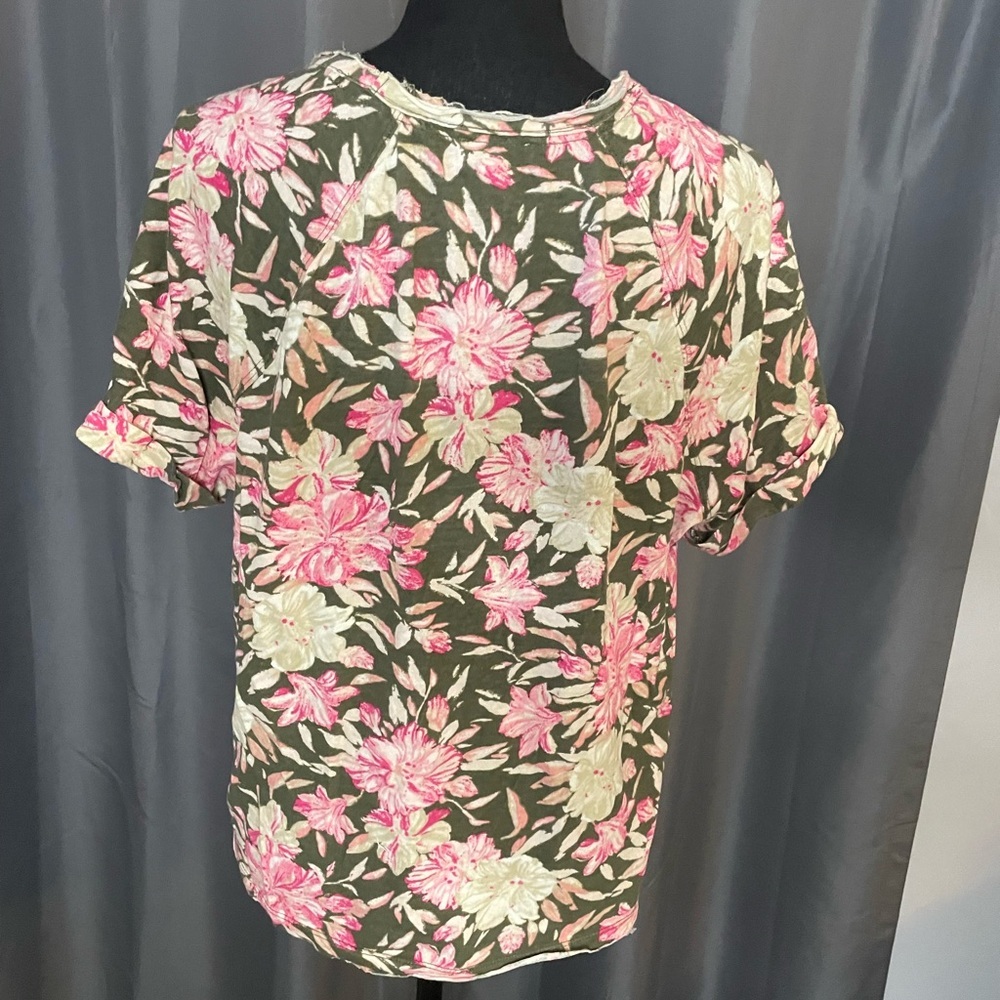 185. Sundance Floral Tee, Size XL, EUC - Picture 4 of 6